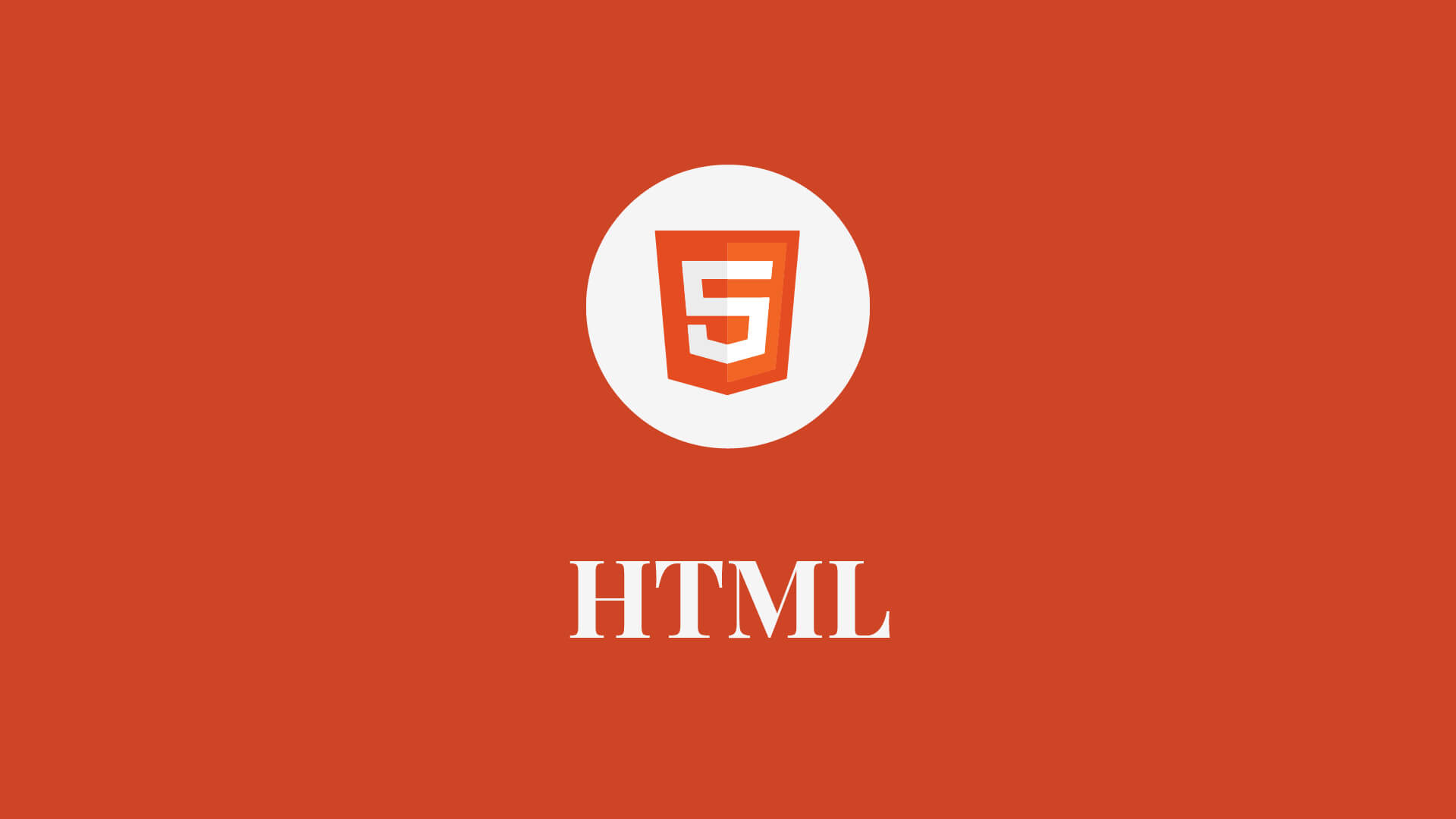 HTML Masterclass